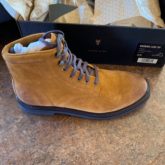 Brand new men’s Frye Gordon lace up wheat - Picture 2 of 6
